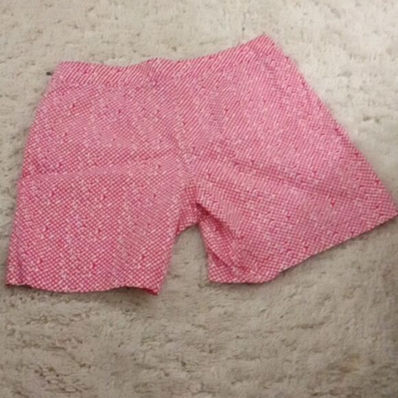 Cabi pink orange purple and white dot print side zip picnic shorts size 2 - Picture 5 of 5